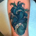 Waves, heart and the ocean! #megandreamtattoo 