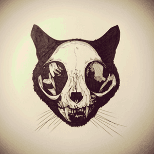 I most certainly need a cat skull on my arm