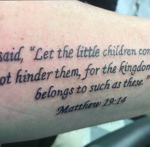 Scripture that goes along with my daughter’s life which will be encompassed in an arm sleeve. 