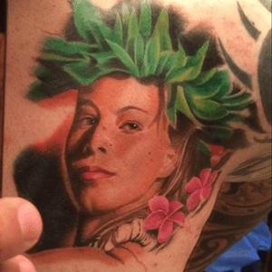 Tommy Helm (Empire State Tattoo Studio, New York USA). #inkmaster #tattoonightmares #calgarytattooconvention #hawaiian #mahalo #tommyhelm 