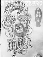 My rendition of captain Spaulding 💪🏼 huge fan of all @robzombieofficial movies 🎥 #sidhaig @sidhaigsays #custom #original #chicano #art #arte #houseof1000corpses #horror #murderride #captainspaulding #pencil #pencildrawing #carnival #clown #tattoo #tattoodesign #tattoos #ink #inked #tattooflash #instagood #instapic #evil #portrait #sincaratatuajes