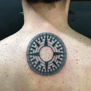 Yesterday tattoo work compass tattoo customer design done by Tanadol #thailandtattoo #bangkoktattoo #thailand #bangkok #thailand #tattoo #compass 