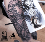 #bestgranadatattooist #tattoo #tatuaje #wcw #artists_magazine #artist #cheyennetattooequipment #ink #art_collective #artist #tattoos #photooftheday #inkonsky #balmtattoo #tattoomachine #tattooed #tattoosocial #clock #watch