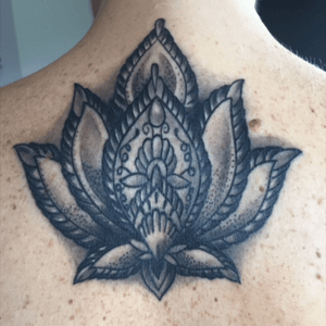 Lotus flower in my upper back