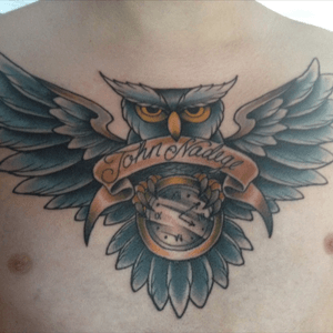 #owl #tattoo #colour 