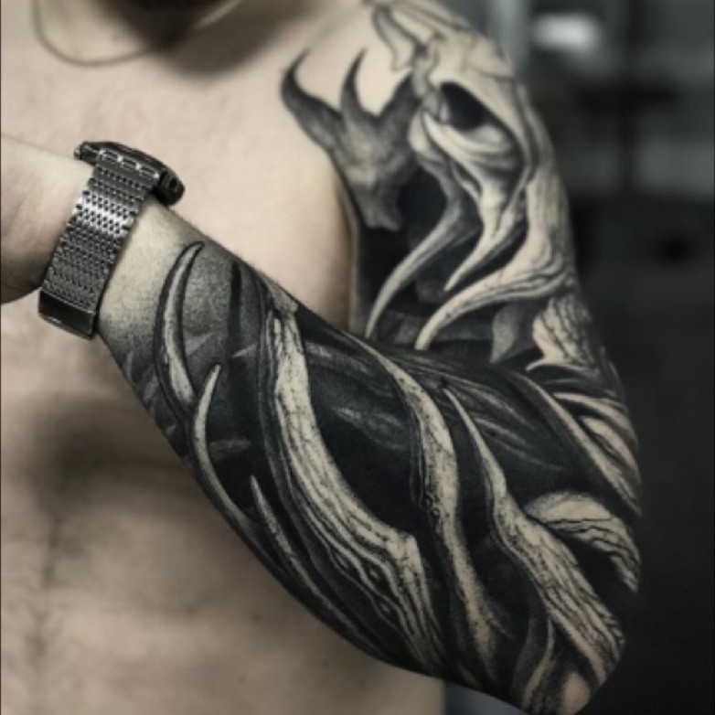 Organic style in tattoos ❤️ meaning, photos, sketches and examples