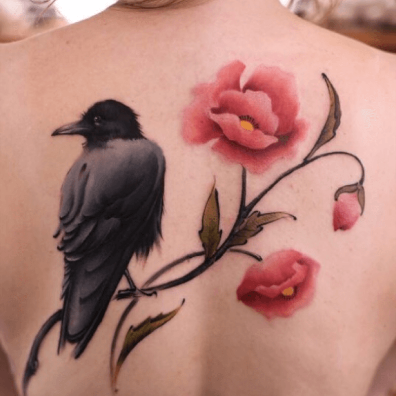 Top 111 Raven Tattoo Ideas 2021 Inspiration Guide  Raven tattoo Wild  tattoo Tattoo designs men