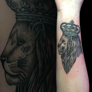 Lion king #tattoo #tattooed #ink #inked #blackandgrey #art #tattooart #lion #liontattoo #girlytattoo #czechrepublic #pavluss