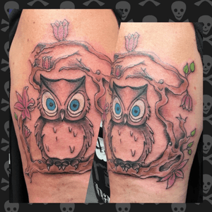 TattooBruce Darksideshop #owl#arm#tattoo#inkt 