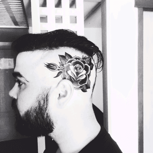My head tat #headtattoo #skulltattoo #tattoo 