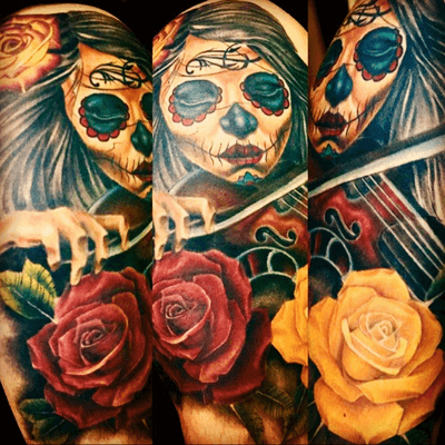 sugar skull tattoo los angeles｜TikTok Search