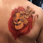 “Oh I just cant wait to be king” awesome piece from The Lion King...done by @samroldos #disneytattoos 