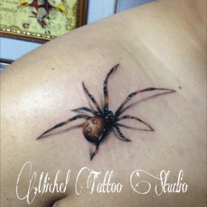 Realistic spyder tattoo. No filter at all. 