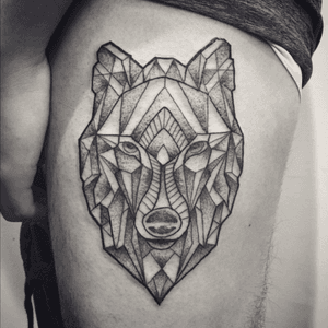 #newink #geometric #wolf 