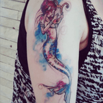 Mermaid #mermaid #watercolor 