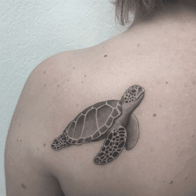 cute tribal turtle tattoos