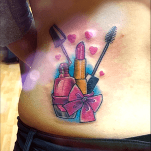 🎀💄GIRL PASSION..💄🎀2017  #tattoo #tattoolove #girltattoo #pink #ribbon #tattoodo #colors #neotraditionaltattoo #traditional #tattooartist #jollyroger 