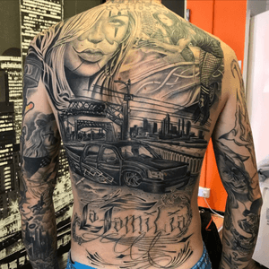 My pals back piece. 35hours in total. We started this at Maidstone convention in kent