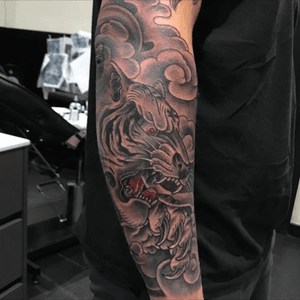 Japanese tigar tattoo