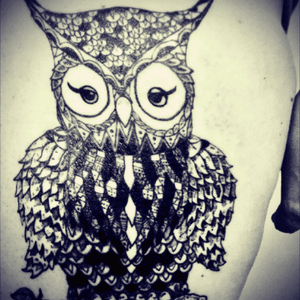 #owl #owltattoo #etnic #abstract #abstracttattoo 