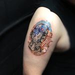 Star wars tattoo #r2d2 #starwars #tattoo #newschool #art #frankmiller 