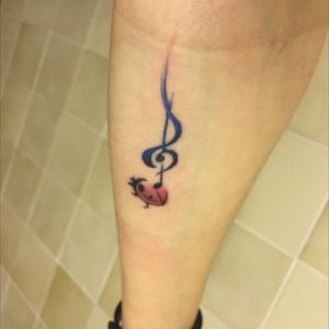 #5th #musictattoo #ladybug