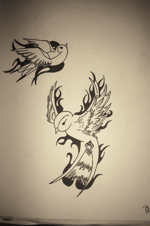 Just drew these two desgins up for someones new tattoo!! 