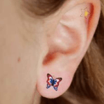 #star #butterfly #ear #earlobe #welove 
