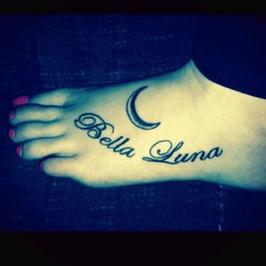 When I was a little girl I used to tell my mom the moon was mine and the sun was hers. "Bella Luna" means beautiful moon.