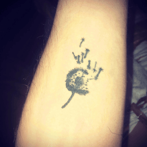 My military brat dandelion tattoo 