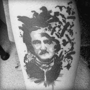 Poe by Chauna Berry @ Rick's Tattoo in VA
