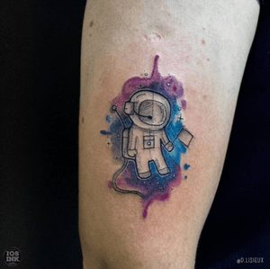 D.Lisieux 🇧🇷 #astronauta #astronaut #aquarela #watercolor #tatuadorasdobrasil