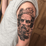 ⚡️Le poséidon de mon ami @kikitov 😽 merci pour ta confiance ❤️⚡️ - et toi, #tuveuxdutattoo ?- #tattoo #tattoos #tatouage #tatouages #ink #art #lunderskin #lamaisonclosetatouage #paris #16eme #poseidon #neptune #mythologie #realistic #realism #realistictattoo #nofilter #blackandgrey #blackandwhite #beard #god #roman #sea #seagod