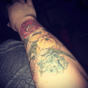 The begining stage of my sleeve. A tribute to the strong women in my life. 