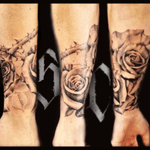 #tattoodo#tattoolife#blackandgrey#roses#life#inkworld#inklife#inklovers 