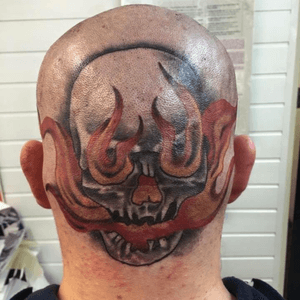 This is My head tattoo its by far my best tattoo ive had 
