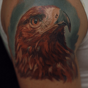 Mexican eagle #tattoo #realistictattoo #portraittattoo #eagletattoo 