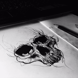 Skull in progress...