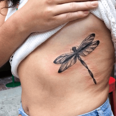 Dragonfly • May, 2018 #dragonfly #insect #blackwork #dotwork #riodejaneiro #brasil #brazil 