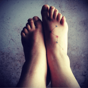 #constellation #cassiopeia #firsttattoo #tattoo 