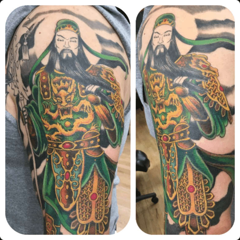 Tattoo uploaded by darrenthedude_nyc • Guan Yu chinese god of war • Tattoodo