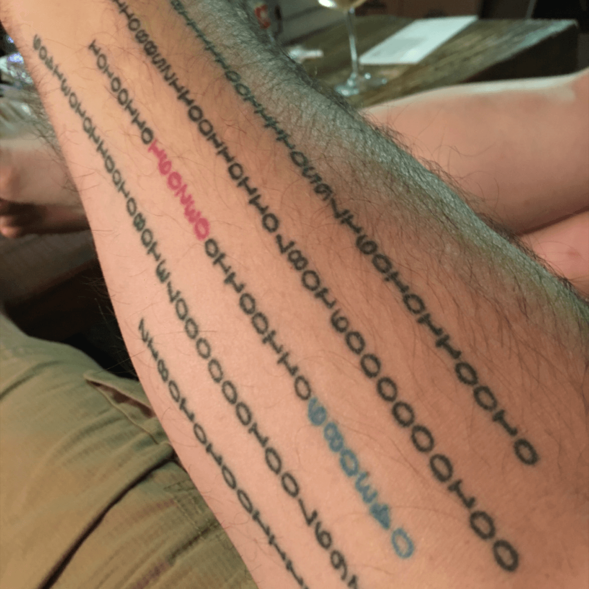 matrix code tattoo  Google Search  Sleeve tattoos Tattoos Movie tattoos