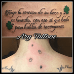 Tattoo lettering y huellas 🐾 Ary Tattoos