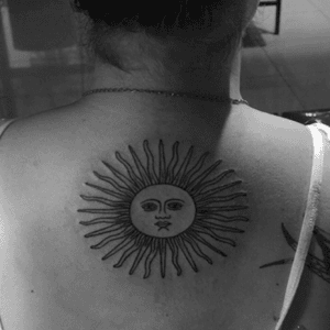 Studied abroad in argentina...obviously had to get a tattoo. #argentina #soldemayo #sun #buenavidatattoo