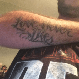 Love never dies tattoo 