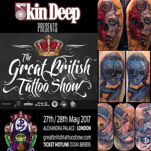 I am taking booking for this show as well #worldtravel #picasso #25ftphantom #skindeep #greatbritishtattooshow thank you so much @skindeep_uk