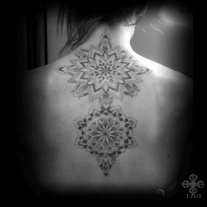 #mandala tattoo done by LAN at La verite est ailleurs 