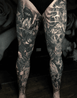 Both legs complete #tattoo #tattoos #tattooartist #BishopRotary #BishopBrigade #BlackandGreytattoo #QuantumInk #ImmortalAlliance #SullenClothing #SullenArtCollective #Sullen #SullenFamily #TogetherWeRise #ArronRaw #RawTattoo #TattooLand #InkedMag #Inksav#BlackandGraytattoo #tattoodoapp #tattoodo
