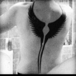 Valkyrie Wings Back Tattoo