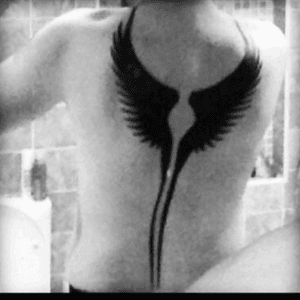 Valkyrie Wings Back Tattoo
